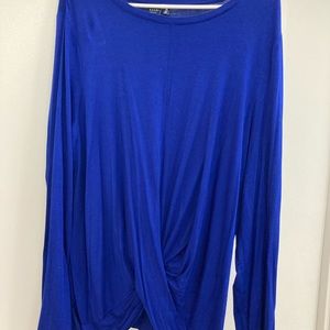 Beautiful royal blue shirt.